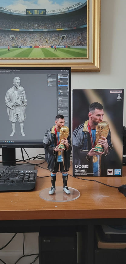 Lionel Messi Collectible Figurine | World Cup Celebration