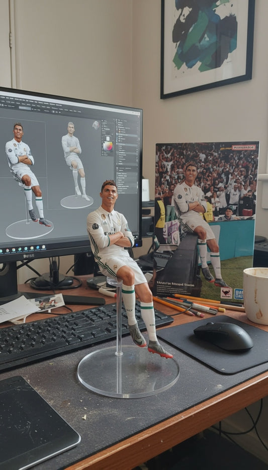 Cristiano Ronaldo Collectible Figurine | Real Madrid Celebration