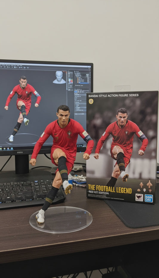 Cristiano Ronaldo Action Figure | Portugal "Red Kit Edition"