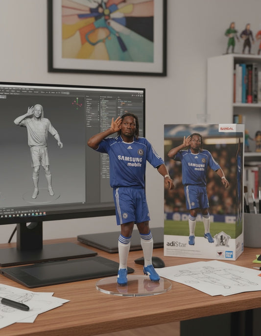 Didier Drogba Collectible Figurine | Chelsea Celebration