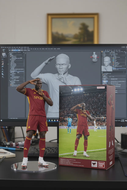 Romelo Lukaku Collectible Figurine | AS Roma Celebration