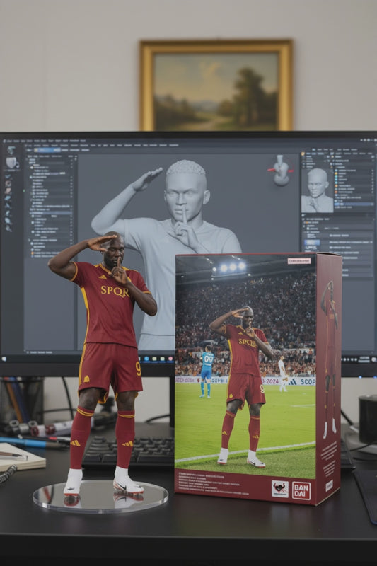 Romelo Lukaku Collectible Figurine | AS Roma Celebration